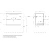 База под раковину BELBAGNO MARINO-CER-MINI-700-2C-SO-BO-P